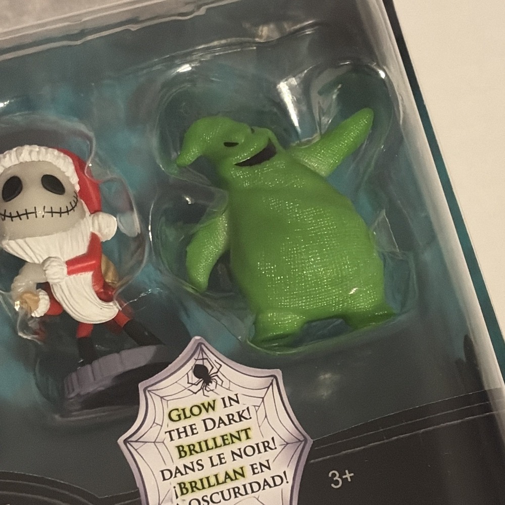 Disney Nightmare Before Christmas Glow in the Dark Collectible Figure Set - New - Picture 4 of 5